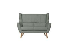 LENA Wingback Sofa in Bouclé Fabric Small Size TO ORDER