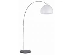 Snowdrop Floor Lamp with White Dome Shade