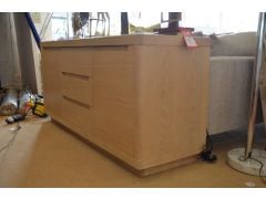 Tibro Large Sideboard in oak with 2 Doors and 3 Drawers
