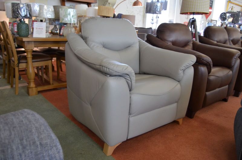 G Plan leather armchairs discount sofa shop