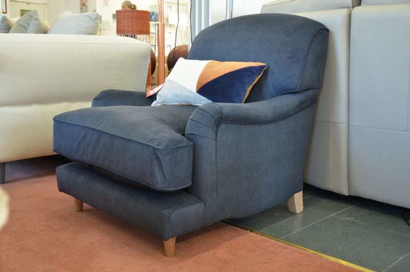 designer armchair furniture shop Clitheroe Lancashire ex display upholstery discount sale
