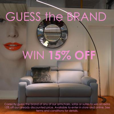 GUESS THE BRAND Competition - WIN an Extra 15% OFF!