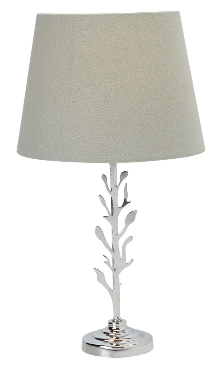 stock image of a leafy design table lamp half price in Clitheroe