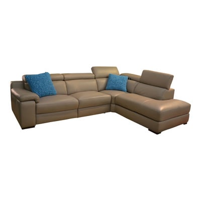an Italian leather corner sofa on sale in Lancashire